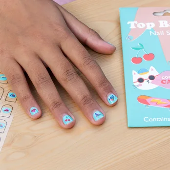 children's nail stickers - top banana children's nail stickers - top banana