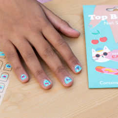 children's nail stickers - top banana