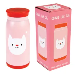 isolierte flasche cookie the cat
