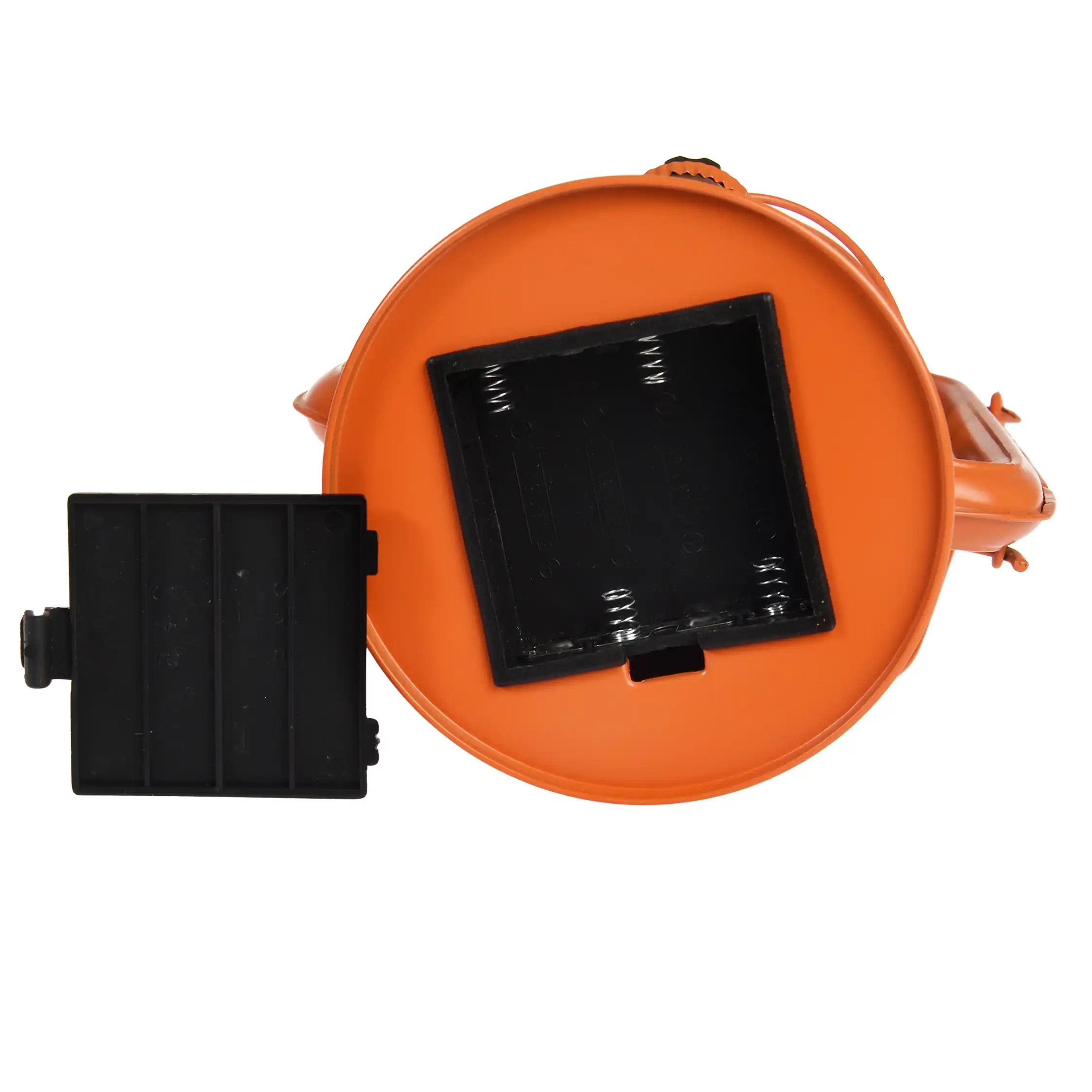 led hurricane lantern - orange