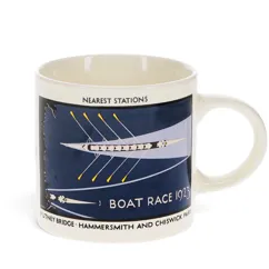 ceramic mug - tfl vintage poster "boat race"
