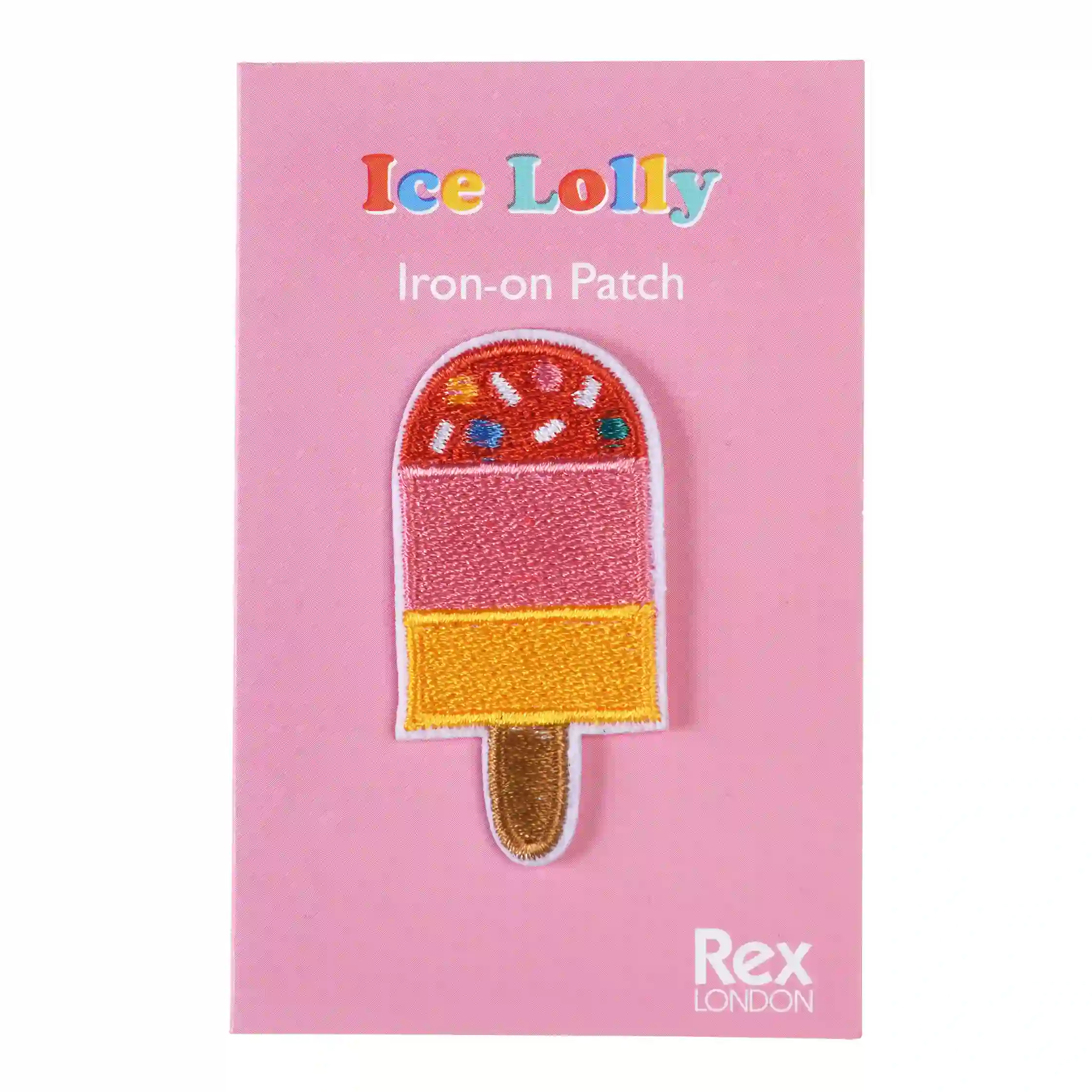 iron on patch - ice lolly