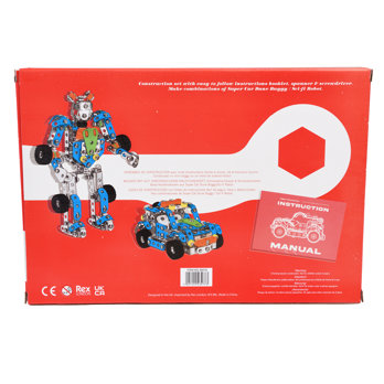 large construction set - robot and dune buggy