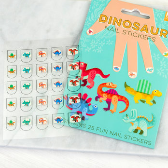 children's nail stickers - baby dinos