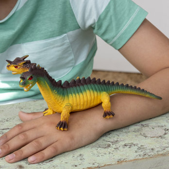 squishy toy - two headed dragon