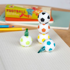 stapelbare textmarker-sets – fußball