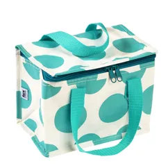 insulated lunch bag - turquoise on white spotlight insulated lunch bag - turquoise on white spotlight