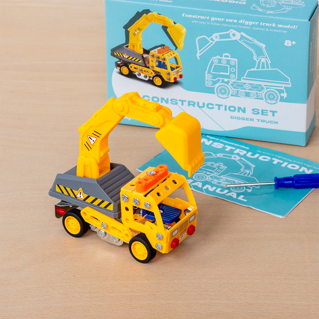 construction kit - digger truck