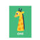 geburtstagskarte giraffe nummer eins