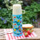 flask and cup - butterfly garden