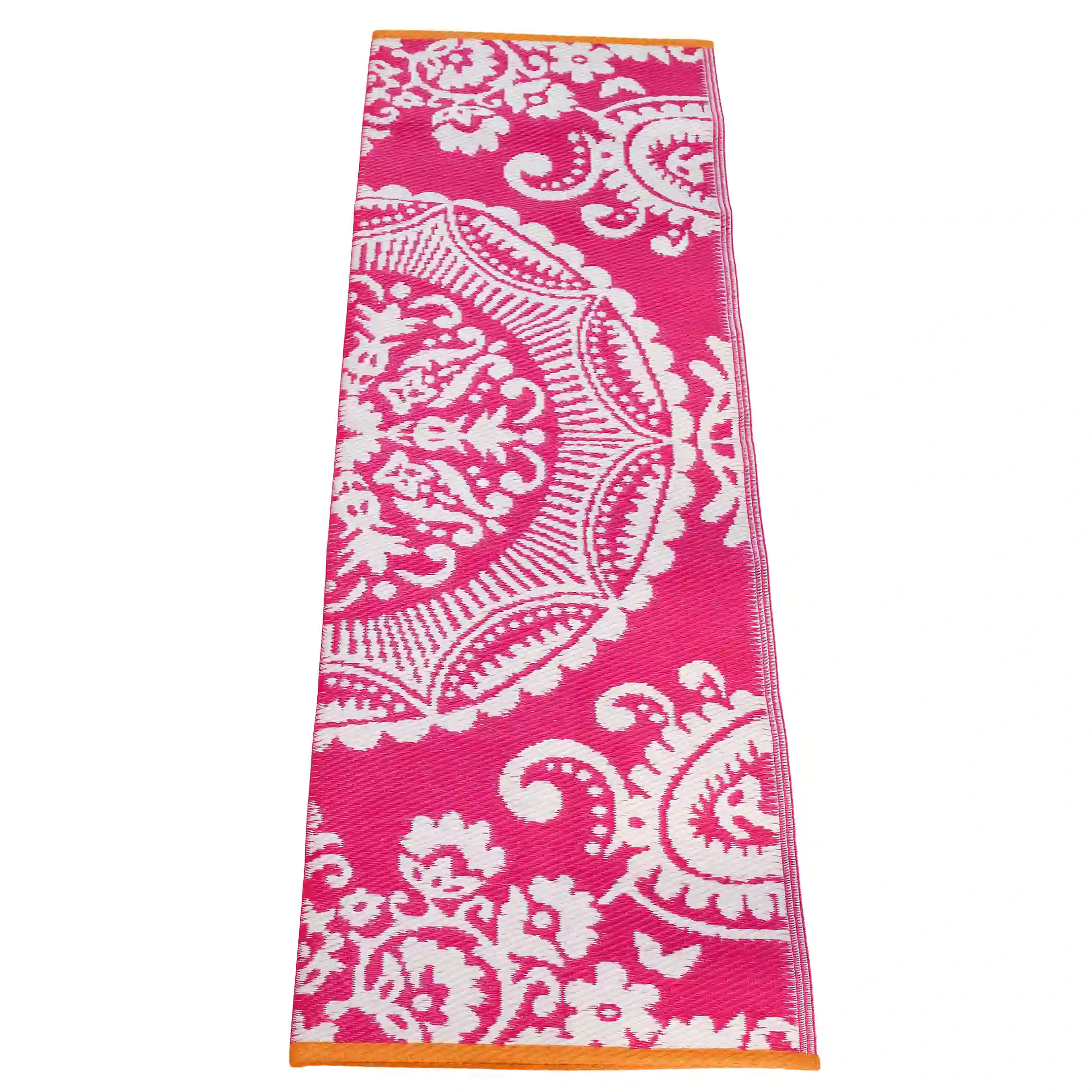 recycled outdoor rug (180 x 120 cm) - pink