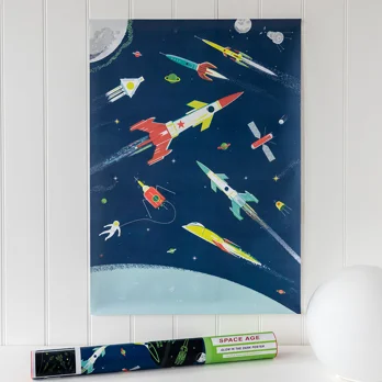poster phosphorescent space age poster phosphorescent space age
