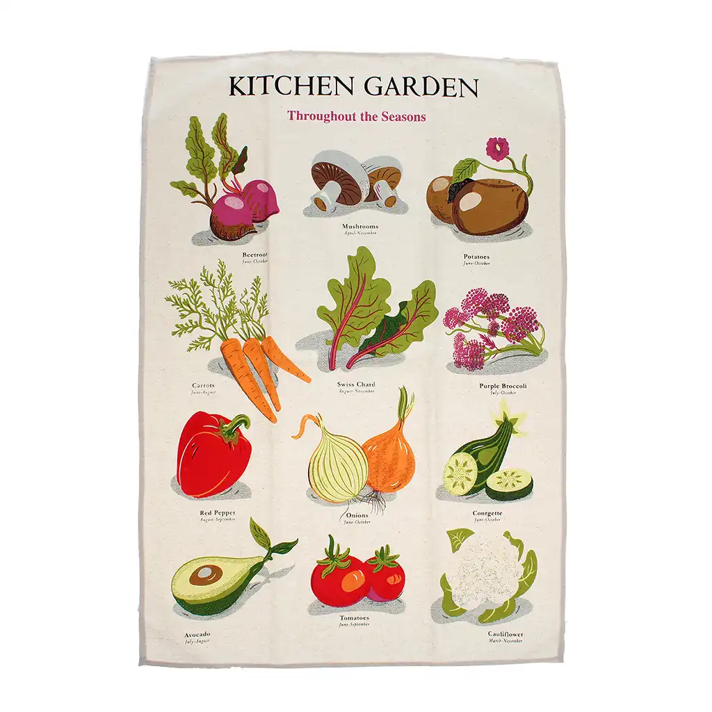 tea towel - kitchen garden