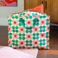sac de rangement jumbo - marguerites roses et vertes