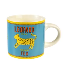 ceramic mug - leopard ceramic mug - leopard