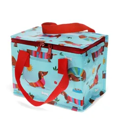 insulated lunch bag - sunny sausage dog insulated lunch bag - sunny sausage dog
