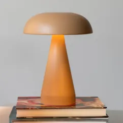 dimmable mushroom touch lamp - fawn dimmable mushroom touch lamp - fawn