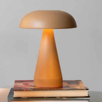 dimmable mushroom touch lamp - fawn