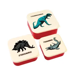 snack boxes (set of 3) - prehistoric land