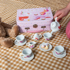 ceramic tea party set - unicorn