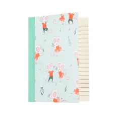 cuaderno rayas a6 mimi y milo