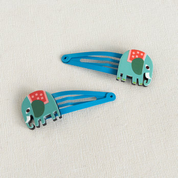 haarspangen wild wonders elephant (2-er set)