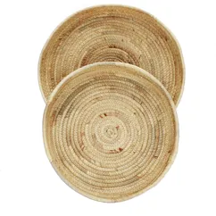 round water hyacinth trays (set of 2) round water hyacinth trays (set of 2)