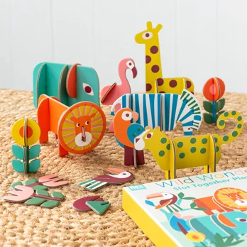 slot together playset - wild wonders slot together playset - wild wonders