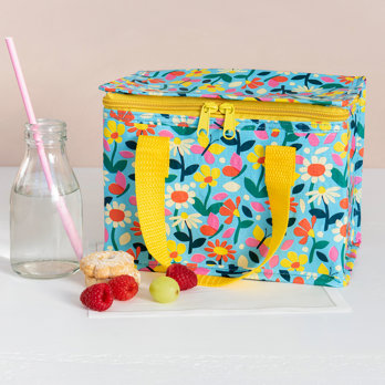 insulated lunch bag - butterfly garden