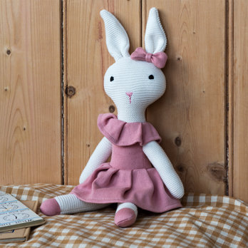 knitted soft toy - bunny