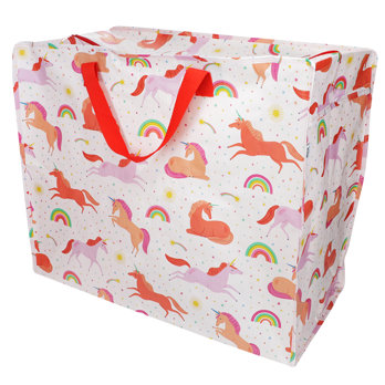 jumbo storage bag - unicorns