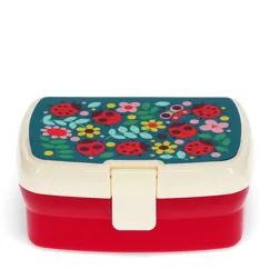 lunch box with tray - ladybird lunch box with tray - ladybird