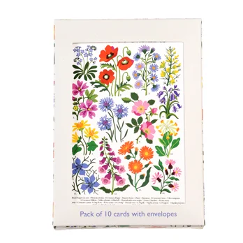greetings cards (pack of 10) - wild flowers greetings cards (pack of 10) - wild flowers