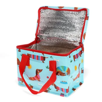 insulated lunch bag - sunny sausage dog insulated lunch bag - sunny sausage dog