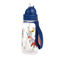 children's water bottle with straw 500ml - space age clear