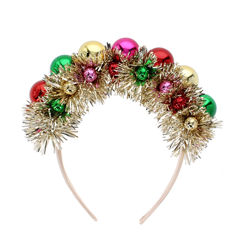 serre-tête de fête de noël – boules de noël