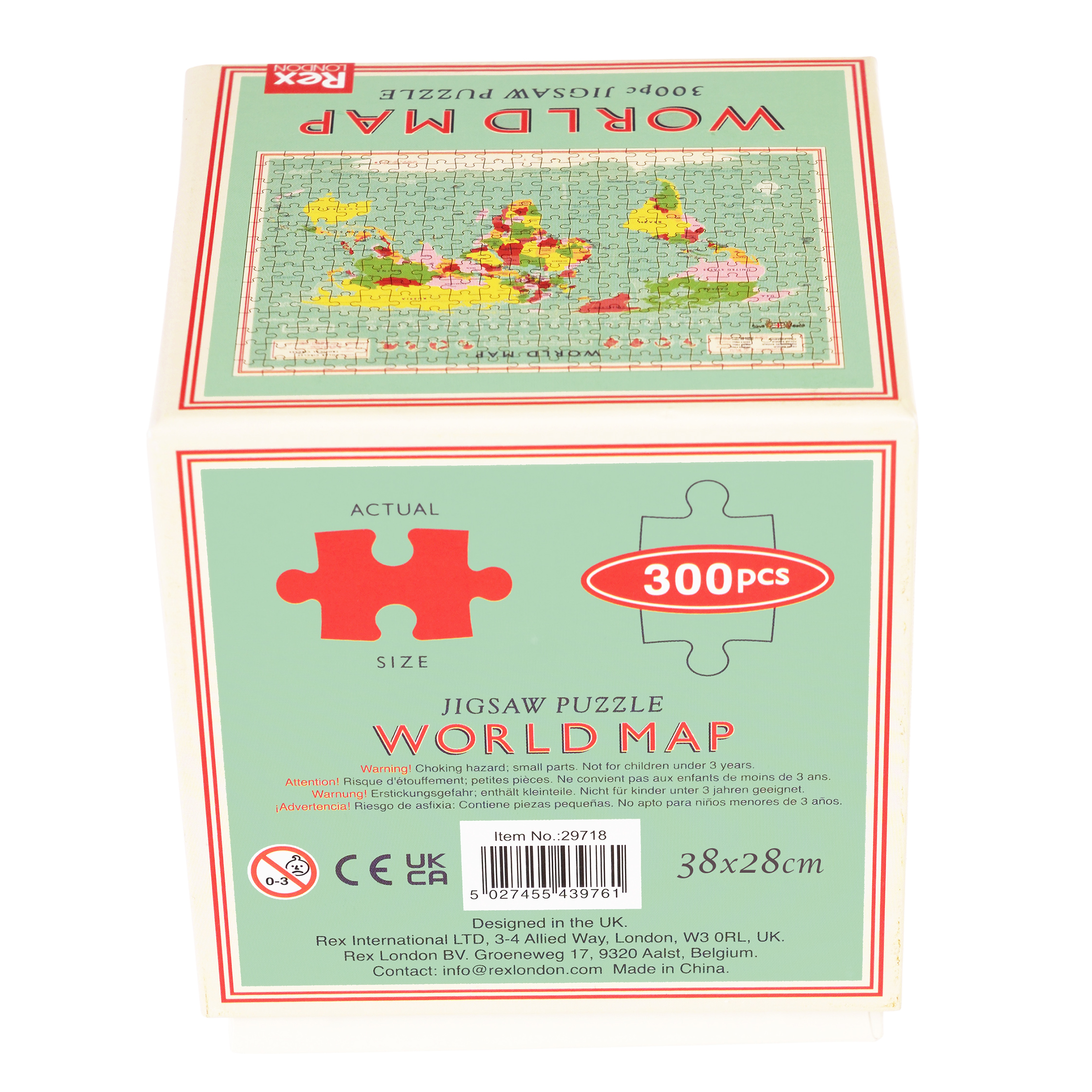 jigsaw puzzle (300 pieces) - world map