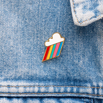 badge à épingle cloud burst