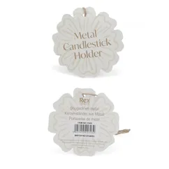 enamel candlestick (13cm) - dark green enamel candlestick (13cm) - dark green