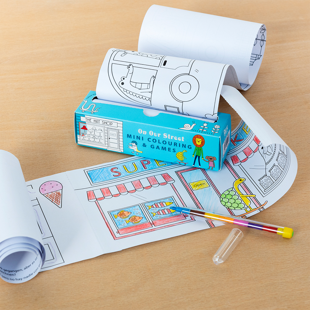 mini - mal- & spielrolle - on our street