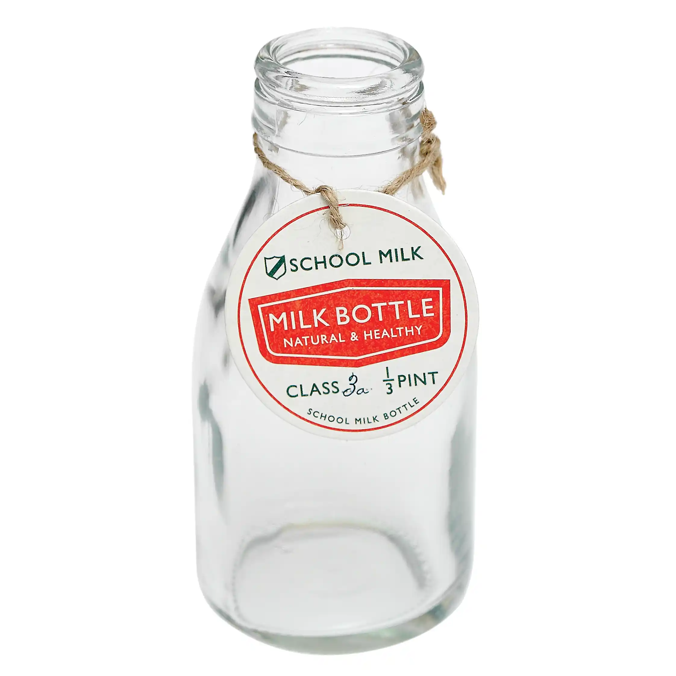botella de leche escolar tradicional