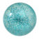 glitter bouncy ball - blue owl