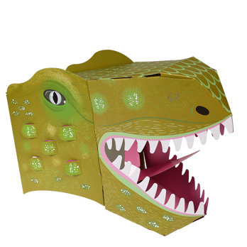 make your own dinosaur head