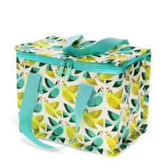 insulated lunch bag - love birds