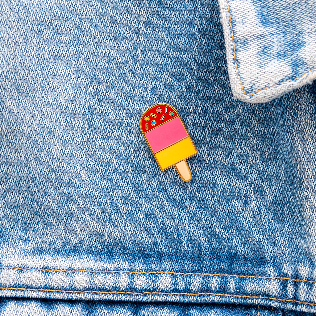 pin badge - ice lolly