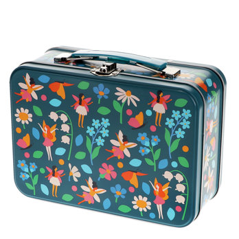tin case - fairies in the garden