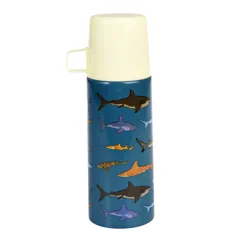 flask and cup - sharks