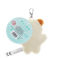 fluffy keyring bag charm - cat