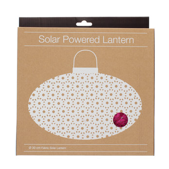 lanterne solaire d'extérieur ovni - fuchsia