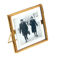 cadre photo en verre laiton 8 x 8cm